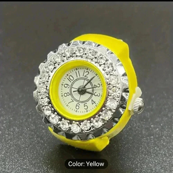 Other - NWT ..COLLECTABLE YELLOW RING WATCH..hypoallergenic